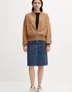 Tommy Hilfiger Памучен суичър в кафяво с изчистен дизайн WW0WW45753