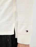 Tommy Hilfiger Памучна блуза с дълги ръкави в бежово с изчистен дизайн MW0MW41930