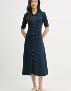 Tommy Hilfiger памучна рокля тъмносиня WW0WW48776