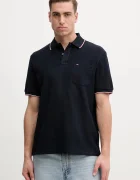 Tommy Hilfiger Памучна тениска с яка