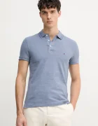 Tommy Hilfiger Памучна тениска с яка