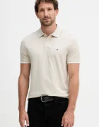 Tommy Hilfiger Памучна тениска с яка