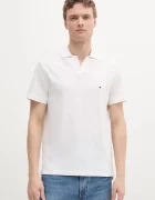 Tommy Hilfiger Памучна тениска с яка