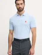 Tommy Hilfiger Памучна тениска с яка