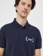Tommy Hilfiger Памучна тениска с яка