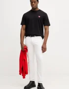 Tommy Hilfiger Памучна тениска в черно с апликация MW0MW41468