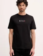 Tommy Hilfiger Памучна тениска в черно с принт MW0MW41453