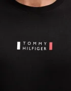 Tommy Hilfiger Памучна тениска в черно с принт MW0MW41453