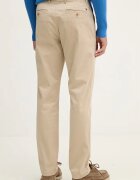 Tommy Hilfiger панталон мъжки от памук с еластан бежов MW0MW40690