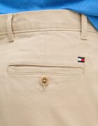 Tommy Hilfiger панталон мъжки от памук с еластан бежов MW0MW40690