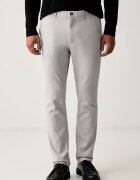 Tommy Hilfiger панталон slim fit мъжки от памук с еластан сив MW0MW43151
