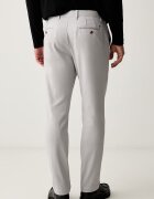 Tommy Hilfiger панталон slim fit мъжки от памук с еластан сив MW0MW43151