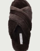Tommy Hilfiger пантофи дамски TH FEMININE HOUSE SHOES кафяви FW0FW09615
