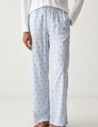 Tommy Hilfiger пижама дамска с модал бяла UW0UW06601