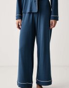 Tommy Hilfiger пижама дамска с памук синя UW0UW06690