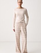Tommy Hilfiger пижама от две части дамска бежова UW0UW06714