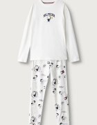Tommy Hilfiger пижама от две части за деца от памук x Peanuts бяла UK0UK00103