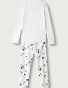 Tommy Hilfiger пижама от две части за деца от памук x Peanuts бяла UK0UK00103
