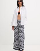 Tommy Hilfiger плажен панталон дамски SUMMER тъмносин WW0WW49560