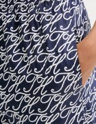 Tommy Hilfiger плажен панталон дамски SUMMER тъмносин WW0WW49560