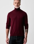 Tommy Hilfiger поло мъжко от вълна бордо MW0MW44700
