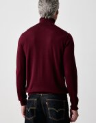 Tommy Hilfiger поло мъжко от вълна бордо MW0MW44700