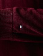 Tommy Hilfiger поло мъжко от вълна бордо MW0MW44700