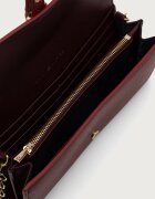 Tommy Hilfiger портфейл дамски от имитация на кожа бордо AW0AW19268