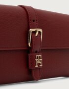 Tommy Hilfiger портфейл дамски от имитация на кожа бордо AW0AW19268