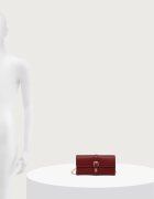 Tommy Hilfiger портфейл дамски от имитация на кожа бордо AW0AW19268
