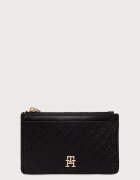 Tommy Hilfiger портфейл дамски от имитация на кожа черен AW0AW19166