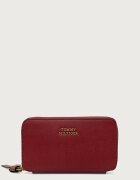Tommy Hilfiger портфейл дамски от кожа бордо AW0AW18939