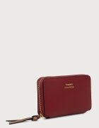 Tommy Hilfiger портфейл дамски от кожа бордо AW0AW18939