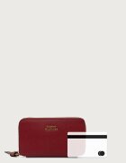 Tommy Hilfiger портфейл дамски от кожа бордо AW0AW18939
