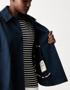 Tommy Hilfiger преходно яке дамско с памук тъмносиньо WW0WW49844
