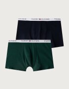 Tommy Hilfiger прилепнали боксерки за деца от памук с еластан 2 броя черни UB0UB00613
