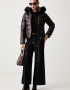 Tommy Hilfiger пухено яке дамско кафяво WW0WW51516
