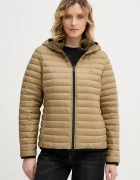 Tommy Hilfiger Пухено яке с две лица в черно преходен модел WW0WW47754