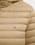 Tommy Hilfiger Пухено яке с две лица в черно преходен модел WW0WW47754