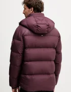 Tommy Hilfiger Пухено яке в бордо зимен модел MW0MW40613