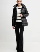 Tommy Hilfiger Пухено яке в черно преходен модел WW0WW47355