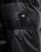 Tommy Hilfiger Пухено яке в черно преходен модел WW0WW47355