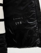 Tommy Hilfiger Пухено яке в черно преходен модел WW0WW47355