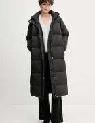 Tommy Hilfiger Пухено яке в черно зимен модел WW0WW46536