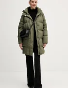 Tommy Hilfiger Пухено яке в зелено зимен модел WW0WW46535