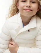 Tommy Hilfiger пухено яке за деца бяло KS0KS00652