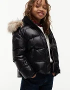 Tommy Hilfiger пухено яке за деца черно KG0KG09673