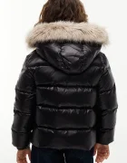 Tommy Hilfiger пухено яке за деца черно KG0KG09673