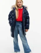 Tommy Hilfiger пухено яке за деца тъмносиньо KG0KG09674