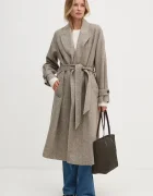 Tommy Hilfiger пуловер дамски от вълна бежов WW0WW43586